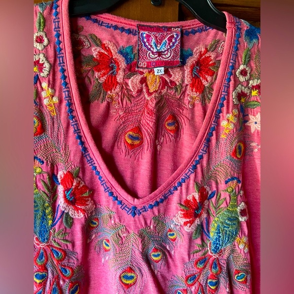 Johnny Was 2X Imani Drape Tank Tunic. 🌺 - Picture 4 of 6